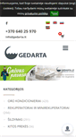 Mobile Screenshot of gedarta.lt